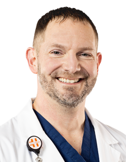 headshot of Aaron Nelson, DO